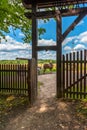 Entrance gate to the National Park in BiaÃâowieÃÂ¼a